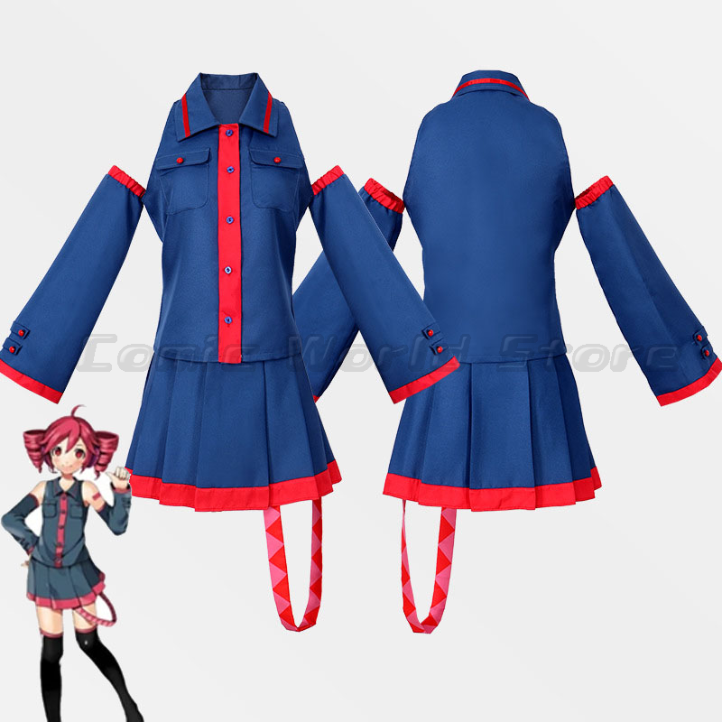 Women Queen Fashion - Anime Kasane Teto Cosplay Fashion Uniform