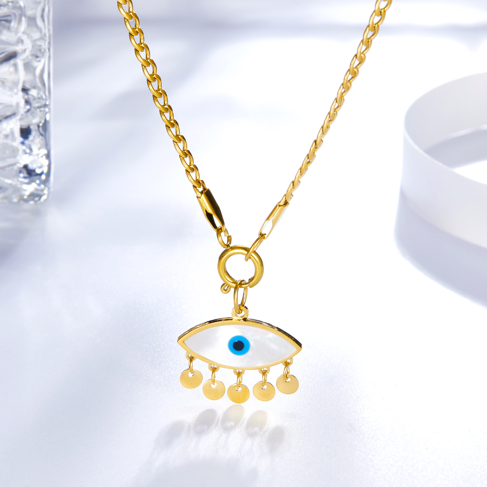 Women'S Fashion Show 2022 - LUXUKISSKIDS Blue Eyes Charms Choker For
