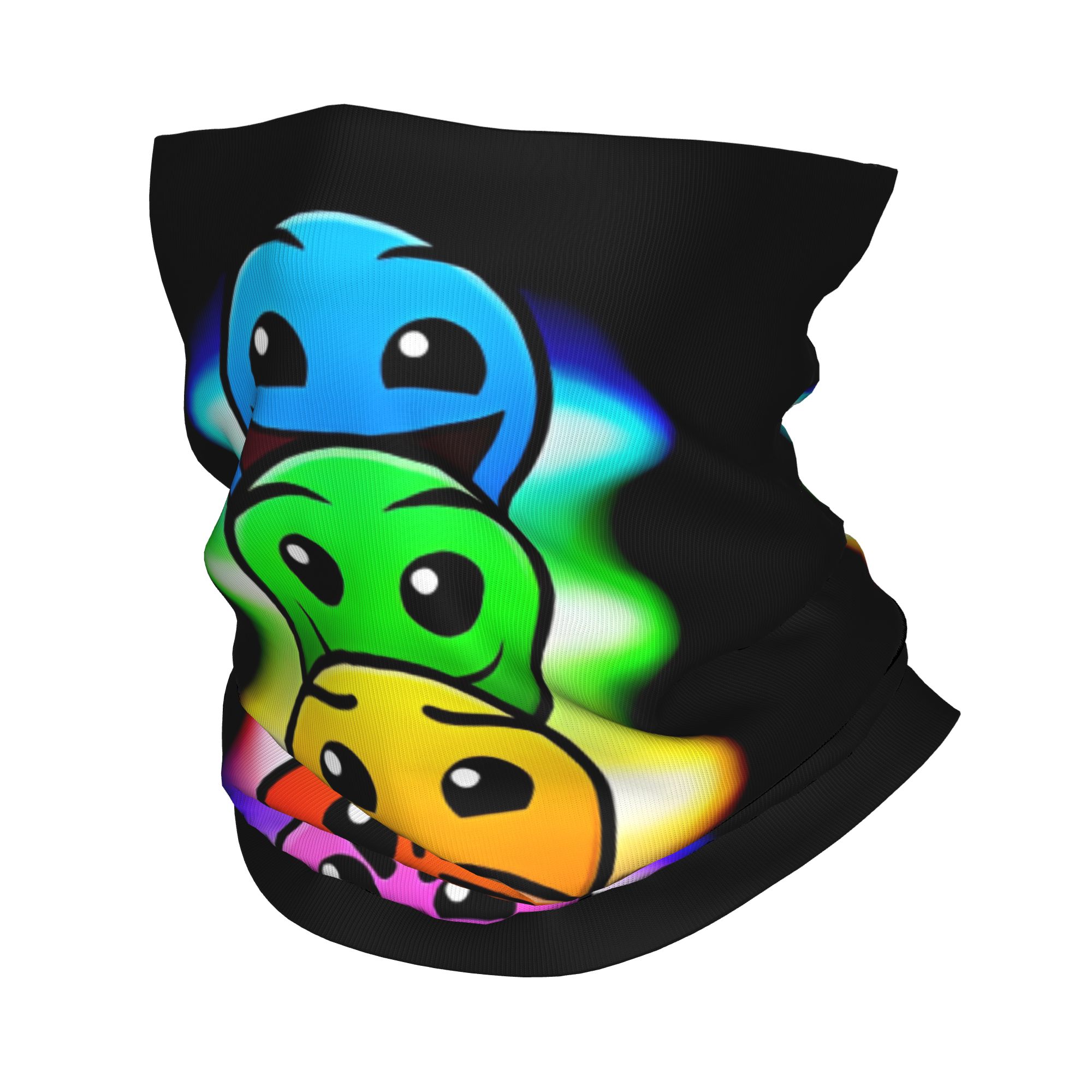 Women Fashion Video - Video Game Geometry Dash Bandana Neck