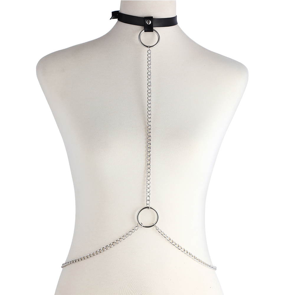 Sexy Body Chain Harness Goth C - Women'S Fashion Jewellery recension och pris