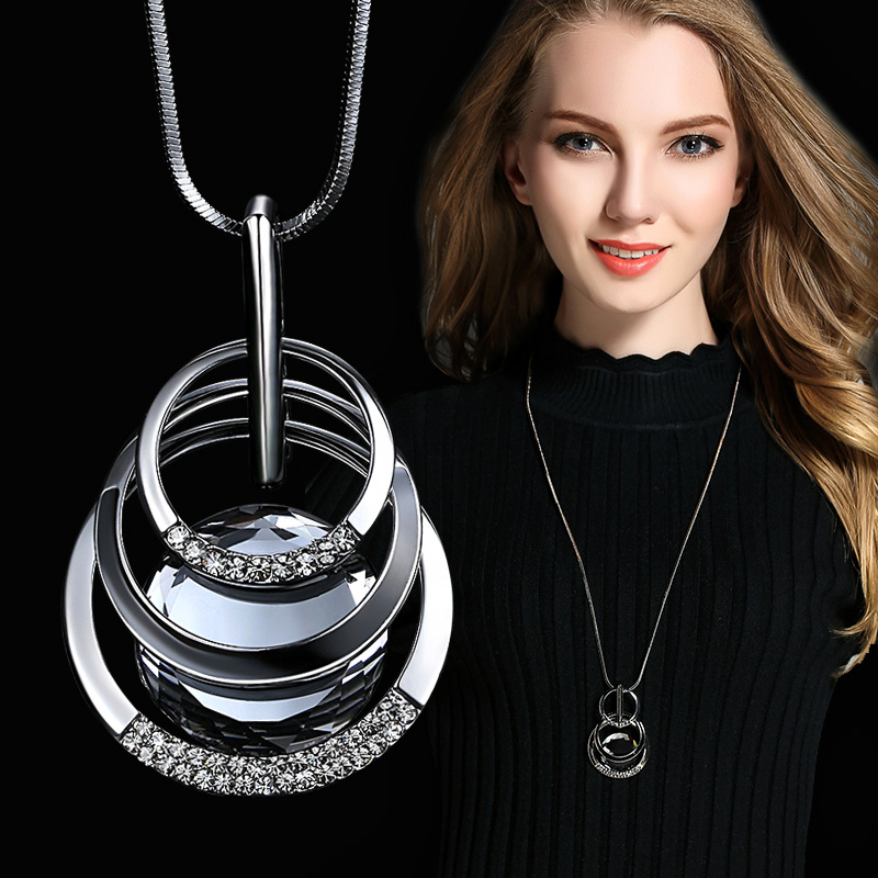 Vintage Geometric Long Necklac - Women'S Fashion Show 2022 recension och pris