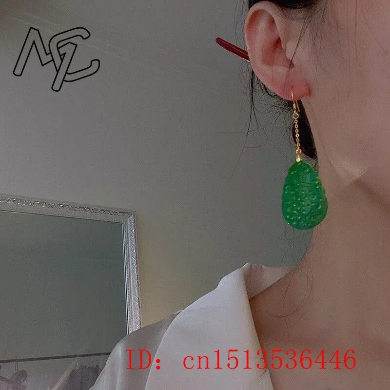 925 Silver Natural Green Jade  - Women'S Fashion Jewellery recension och pris