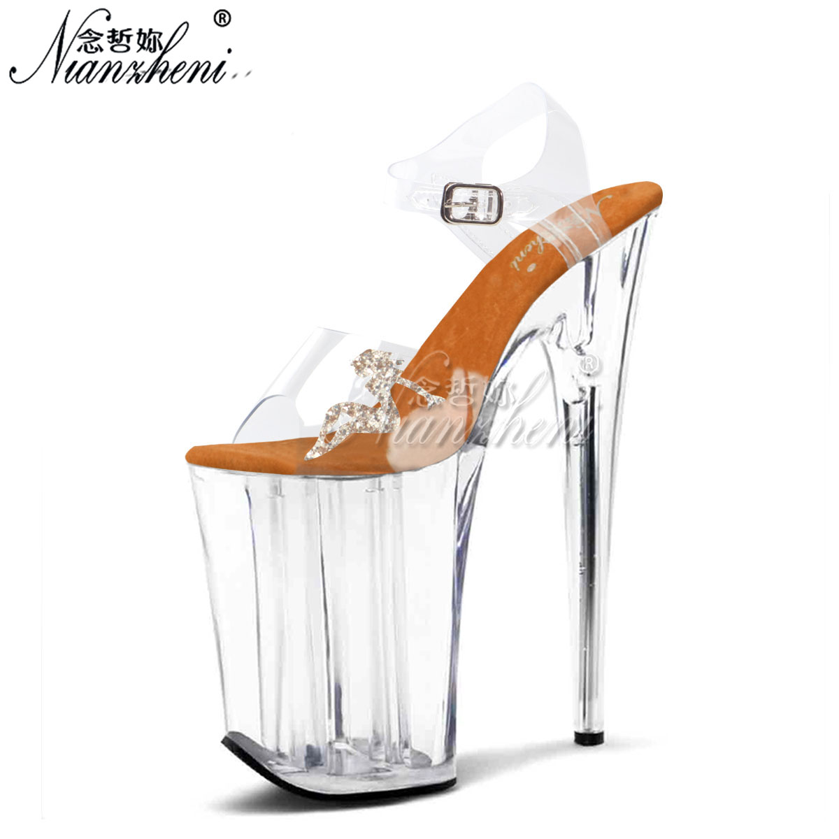 Women 23cm Stiletto Heels 9 In - Spaghetti Strap Dress recension och pris