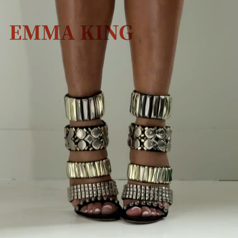 Black Embellished Ankle Strap  - Women Fashion Ideas recension och pris