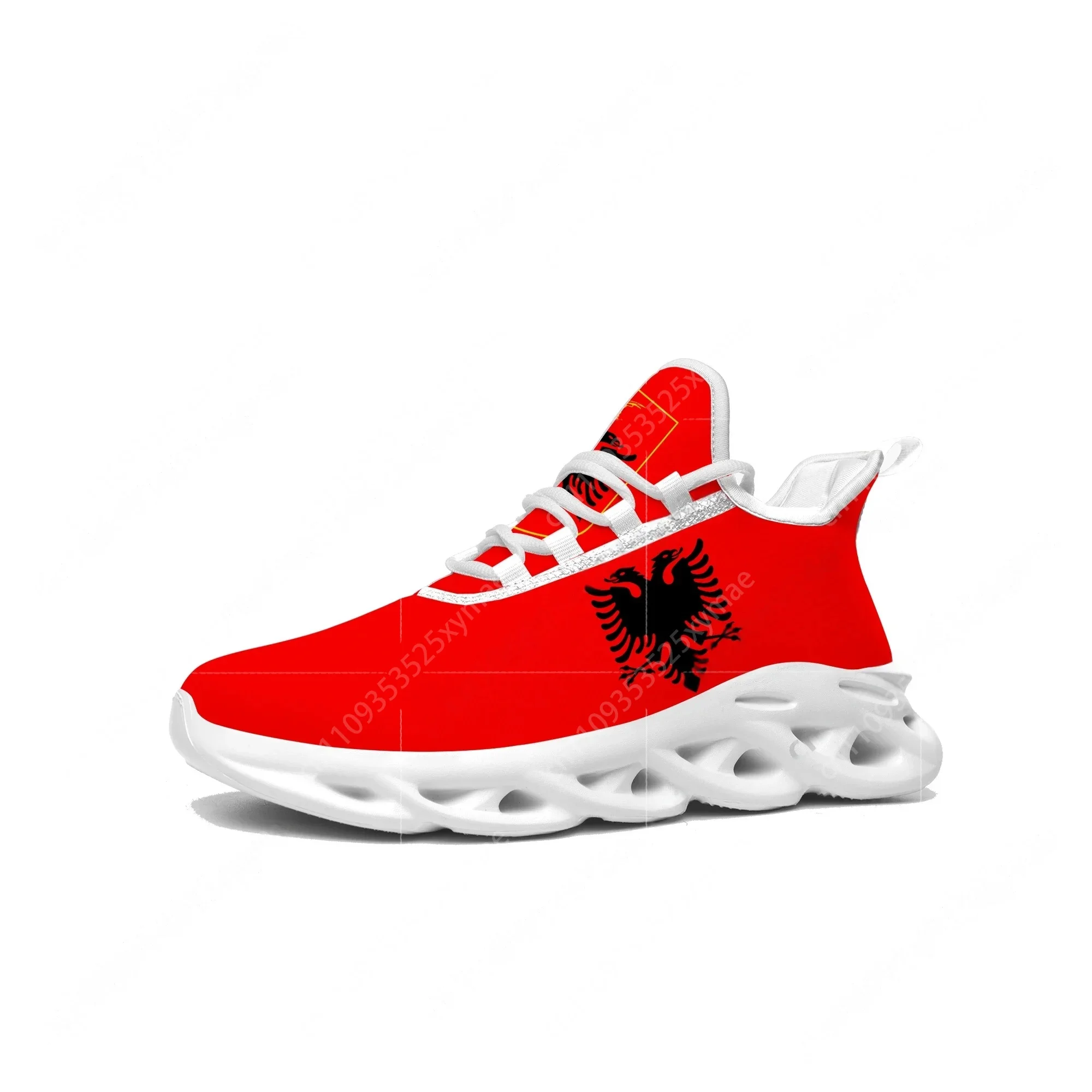 Albanian Flag Flats Sneakers M - Women'S Fashion Running Shoes recension och pris