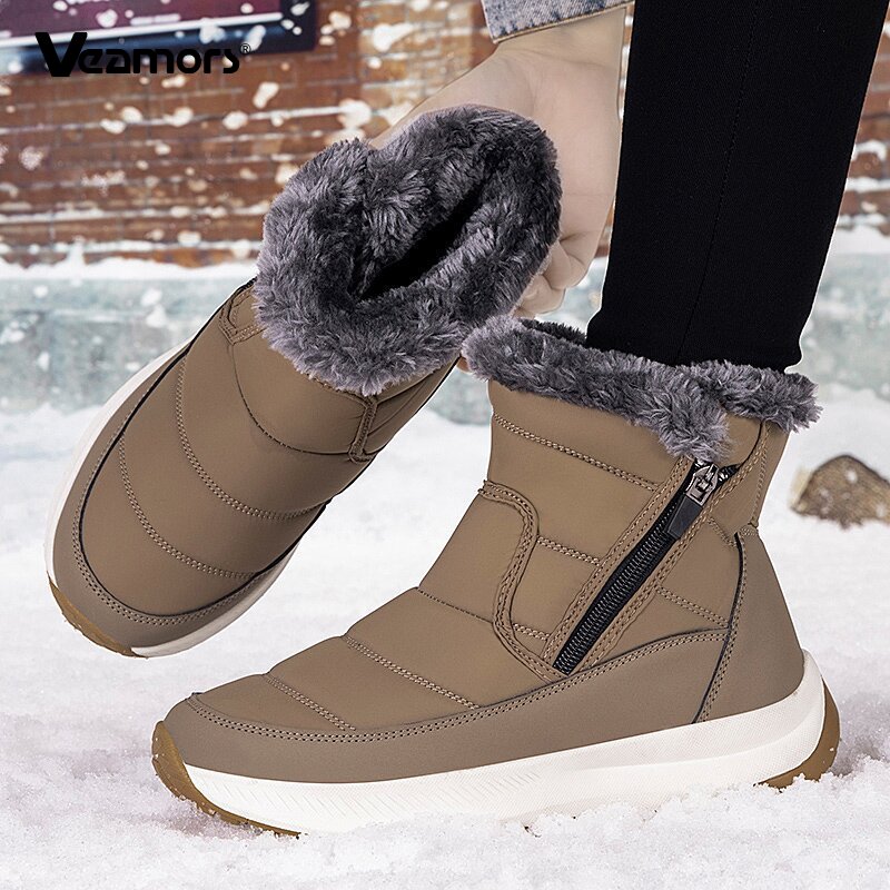Fashion Women Snow Boots High- - Women'S Fashion Hiking Boots recension och pris