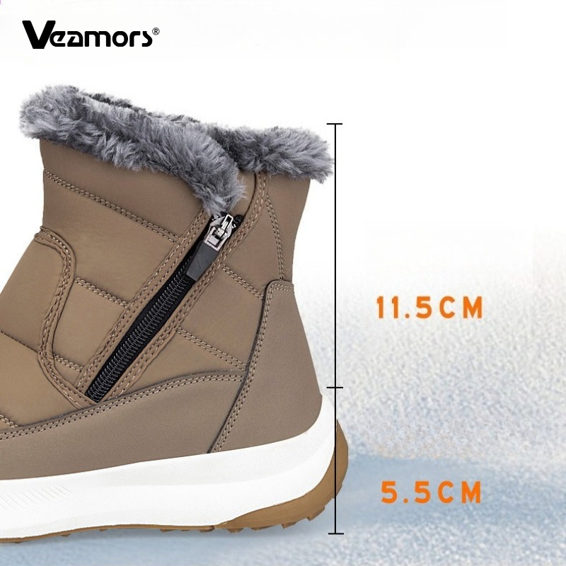 Fashion Women Snow Boots High- - Women'S Fashion Hiking Boots recension och pris