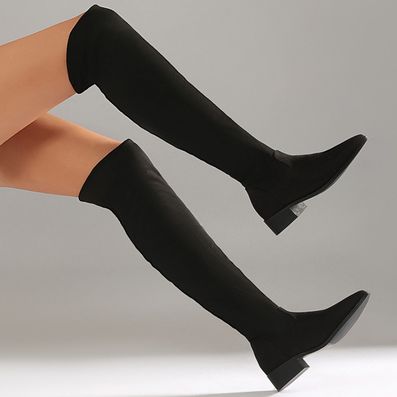 Fashion Black Thick High Heels - Women Fashion Over 40 recension och pris