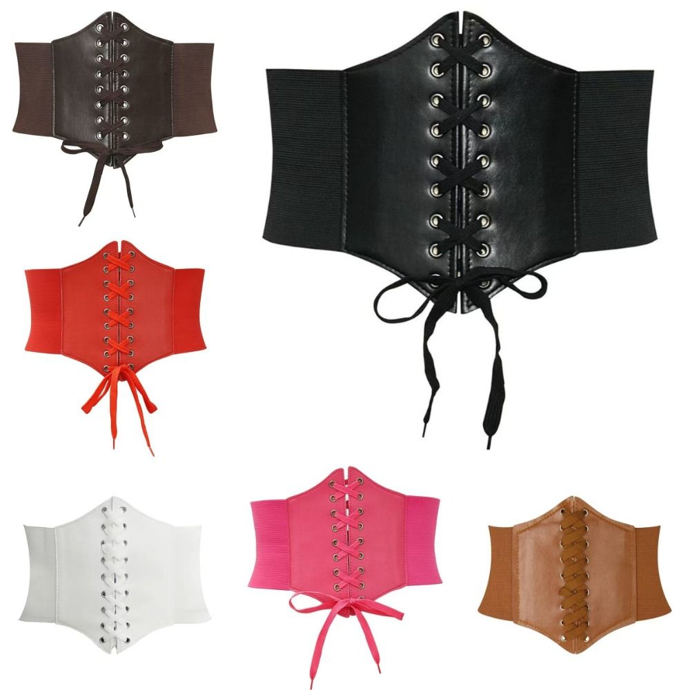 Wide Corset Waist Belt Elastic - Women'S Fashion From The 60S recension och pris