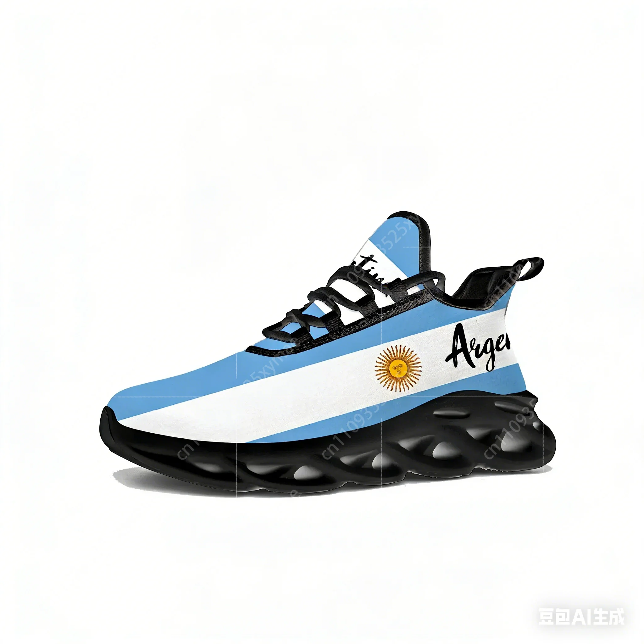 Argentine Flag Flats Sneakers  - Women'S Fashion Running Shoes recension och pris