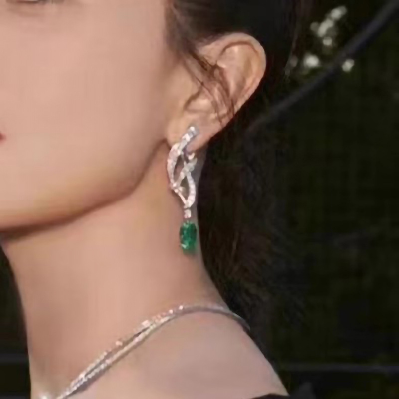 Retro Luxury Emerald Square Di - Women'S Fashion Magazine recension och pris