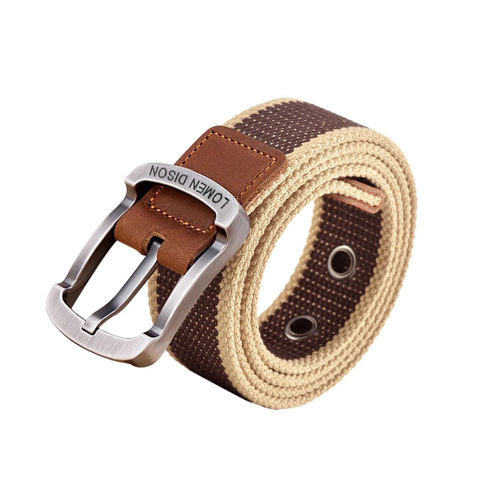 Wide Canvas Belt with PU Leath - Women'S Fashion Utility Belt recension och pris