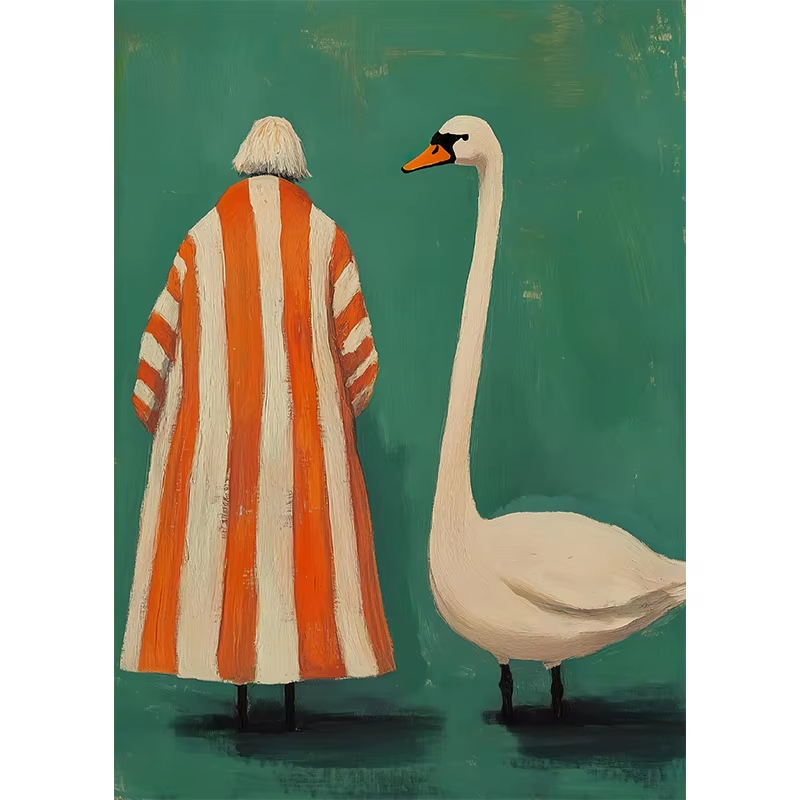 Oil Painting Retro Abstract 60 - Women'S Fashion Of The 60S recension och pris