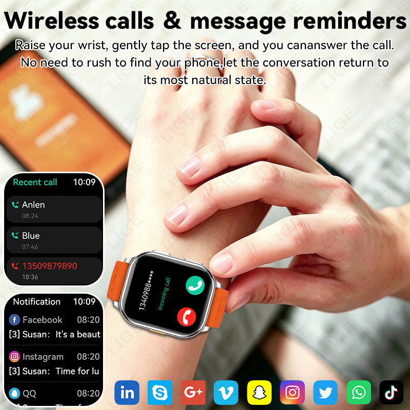 LIGE 2026 Smart Watches Men Wo - Women Fashion Video recension och pris