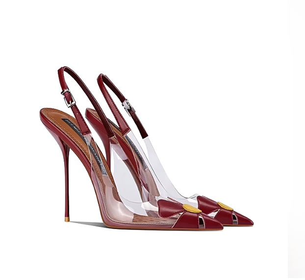 Lacquer leather wine red trans - Women Queen Fashion recension och pris