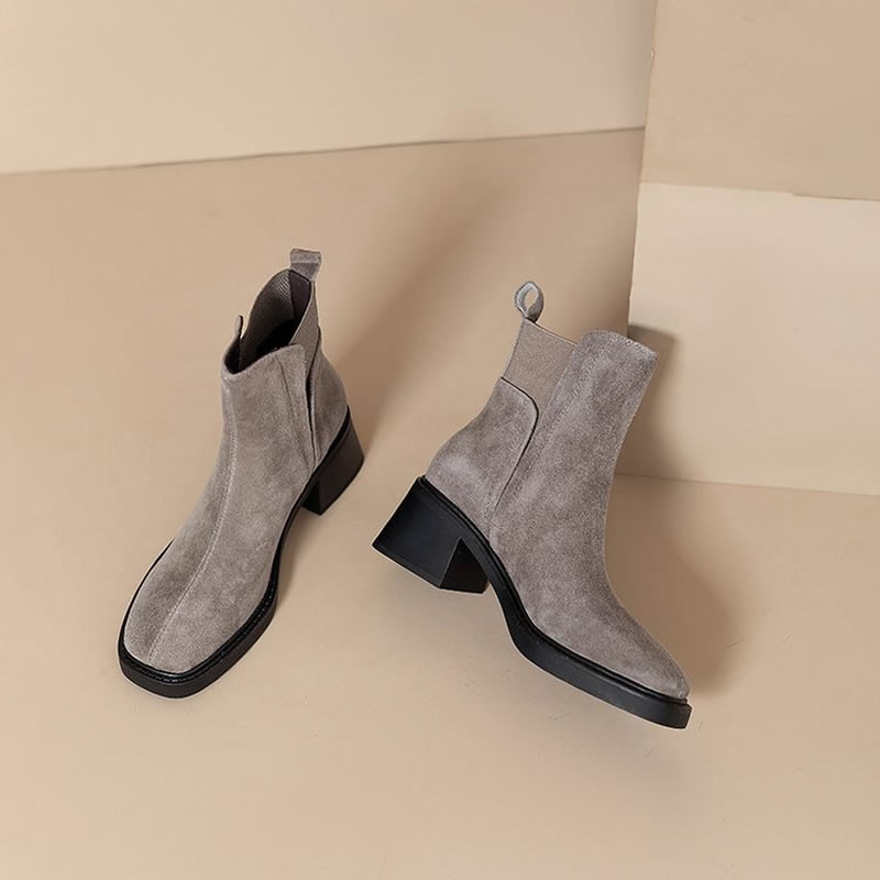 Suede Women Chunky Ankle Boots - Women'S Fashion Trends Autumn 2025 recension och pris