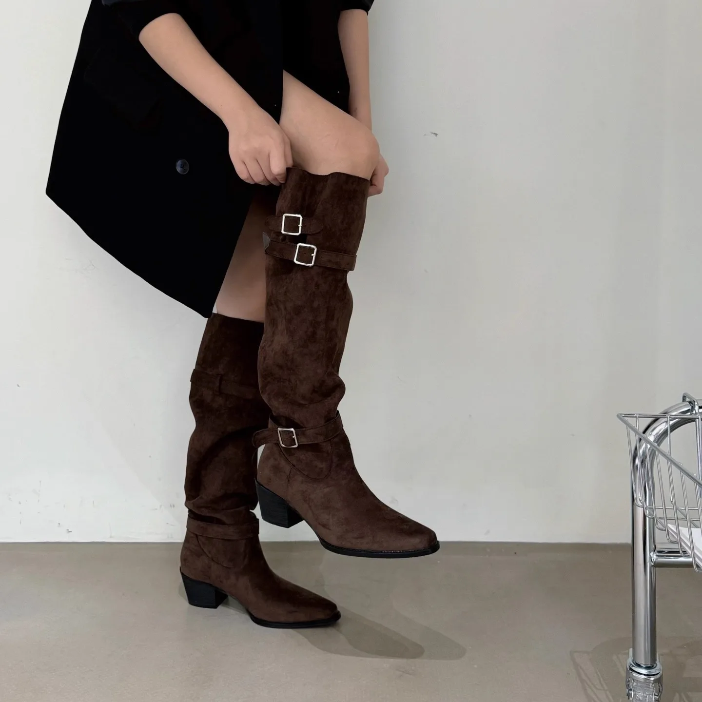 Vintage Suede Women Trouser Le - Women'S Fashion Trousers recension och pris