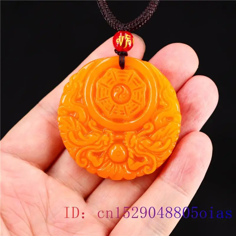 Yellow Jade Dragon Pendant Gif - Women'S Fashion Jewellery recension och pris