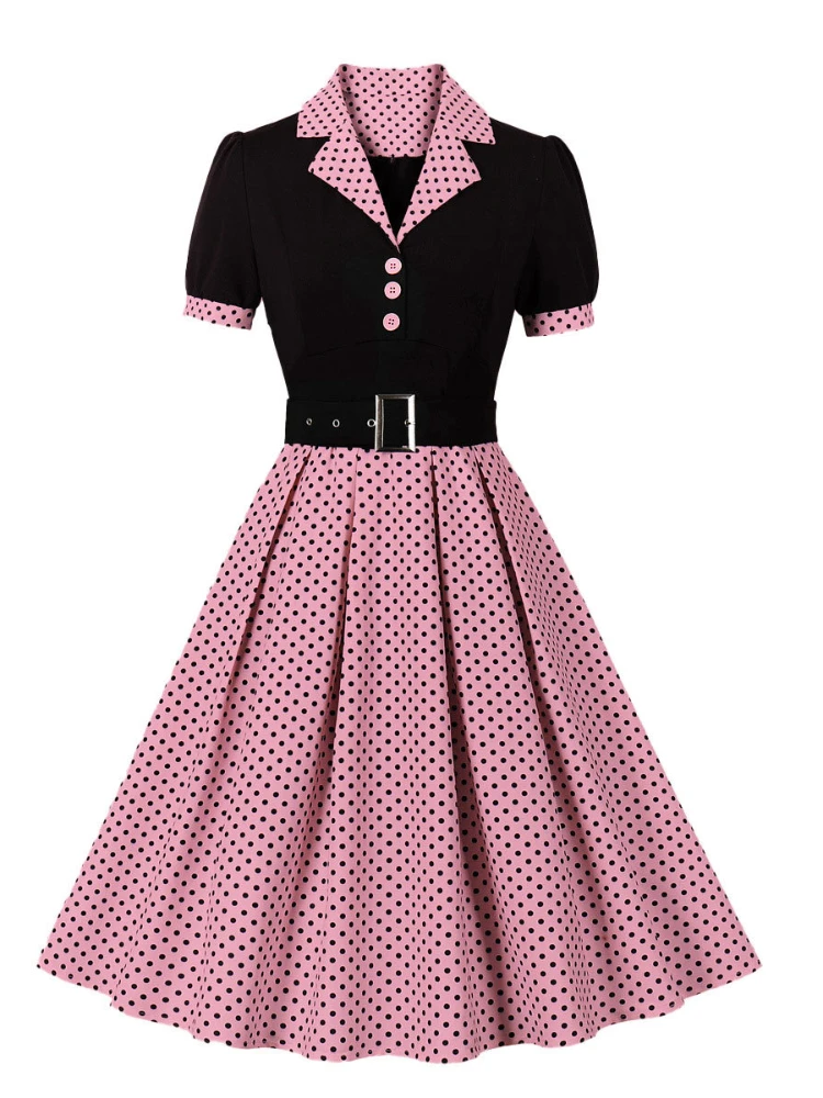 2024 New Fashion Polka Dot Vin - Women'S Fashion From The 60S recension och pris