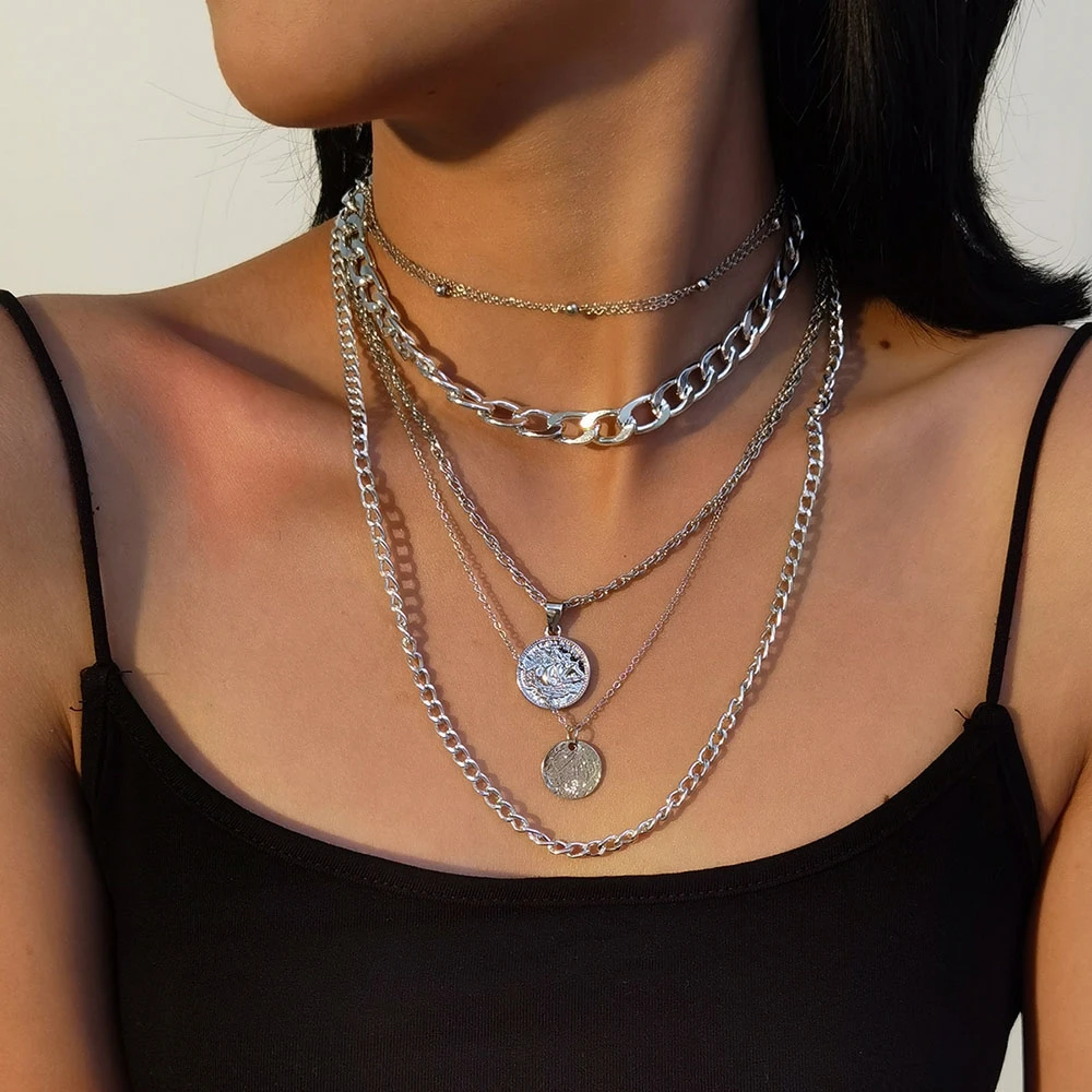 2022 Collar Punk Thick Chain G - Women'S Fashion Show 2022 recension och pris