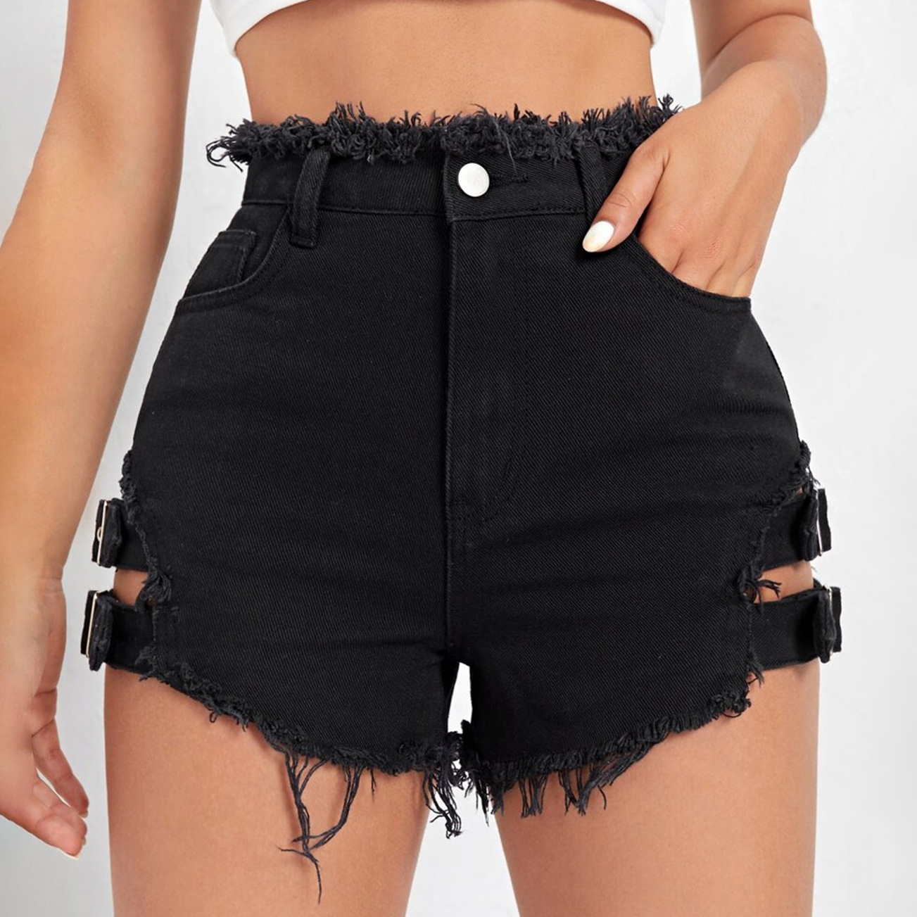 Women High Waist Denim Shorts  - Women'S Fashion Trousers recension och pris