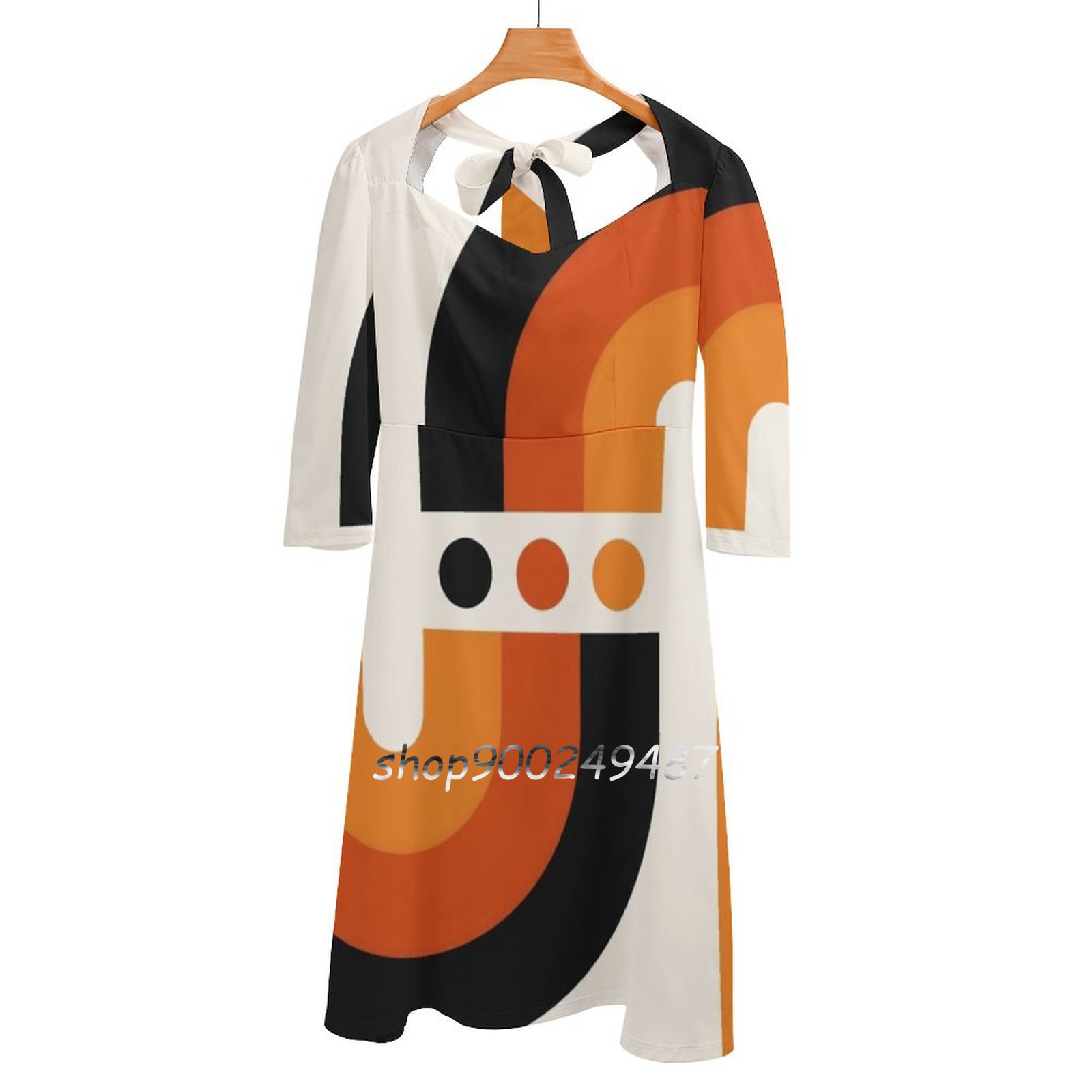 Sunset Rainbow Flare Dress Squ - Women'S Fashion Of The 60S recension och pris