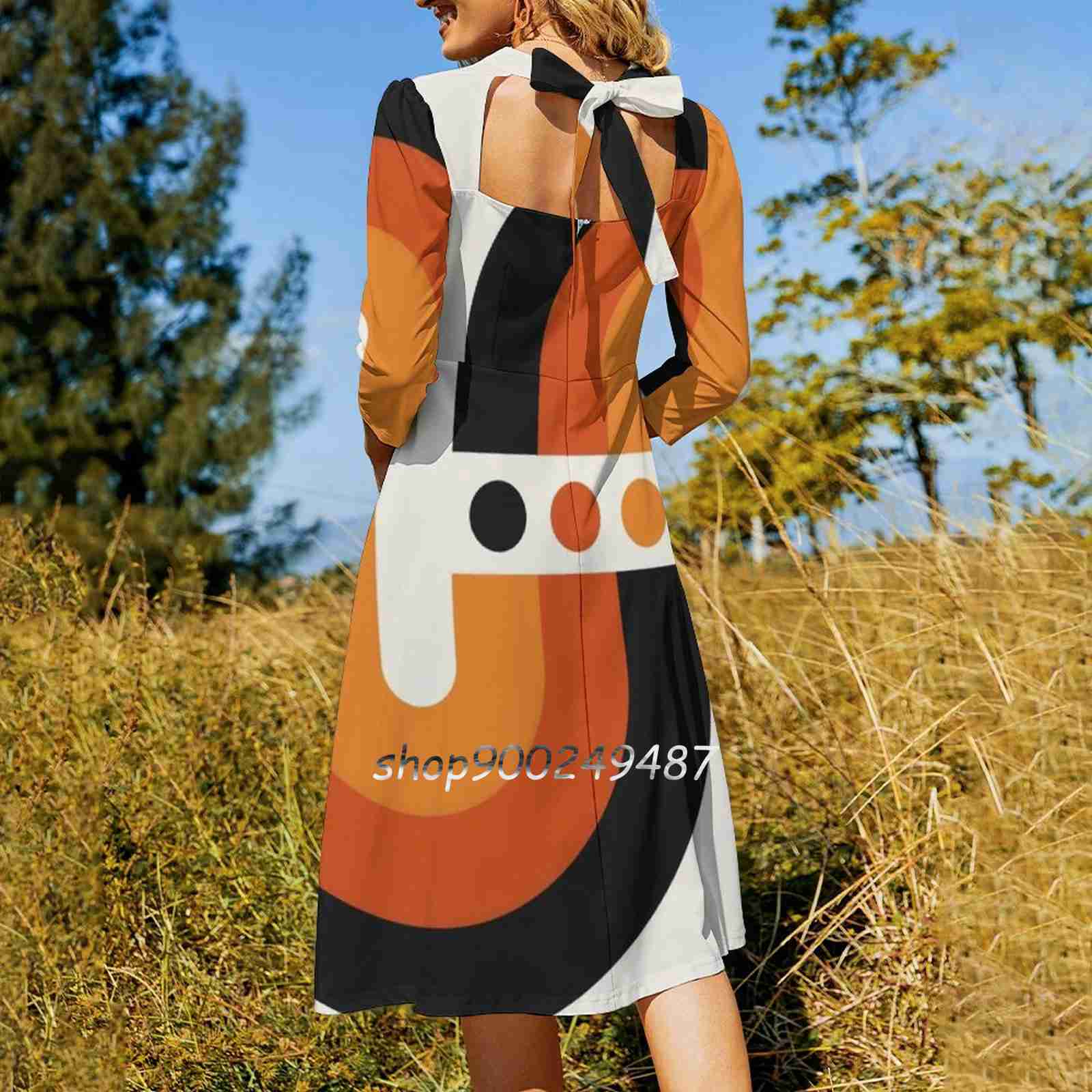 Sunset Rainbow Flare Dress Squ - Women'S Fashion Of The 60S recension och pris