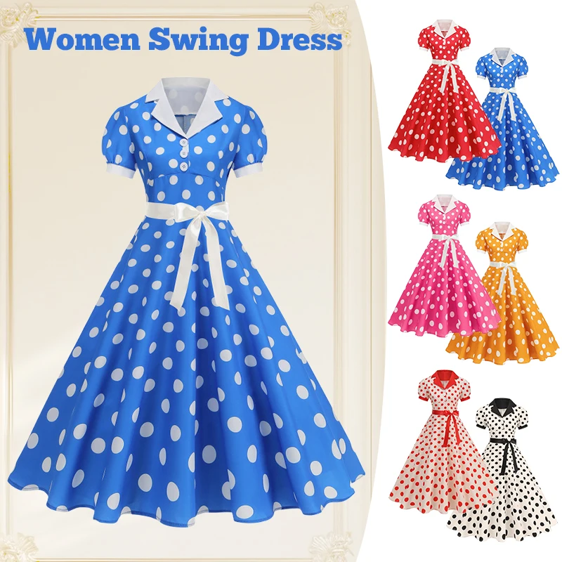 Vintage Polka Dot Summer Dress - Women'S Fashion Of The 60S recension och pris