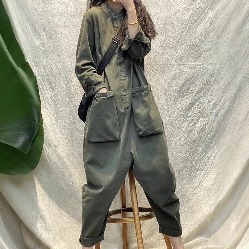 Casual Women Jumpsuit Cargo Lo - Women'S Fashion Utility Belt recension och pris