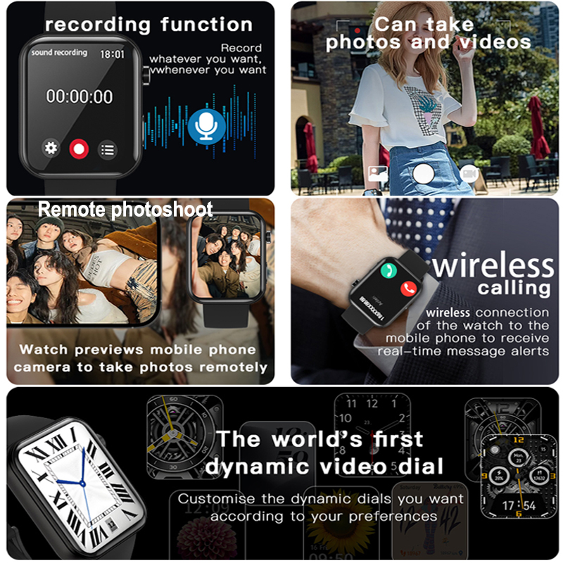 New Camera SmartWatch Men Wome - Women Fashion Video recension och pris