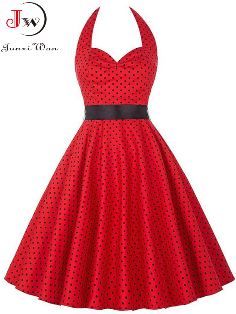 Women Summer Polka Dot Vintage - Women'S Fashion From The 60S recension och pris