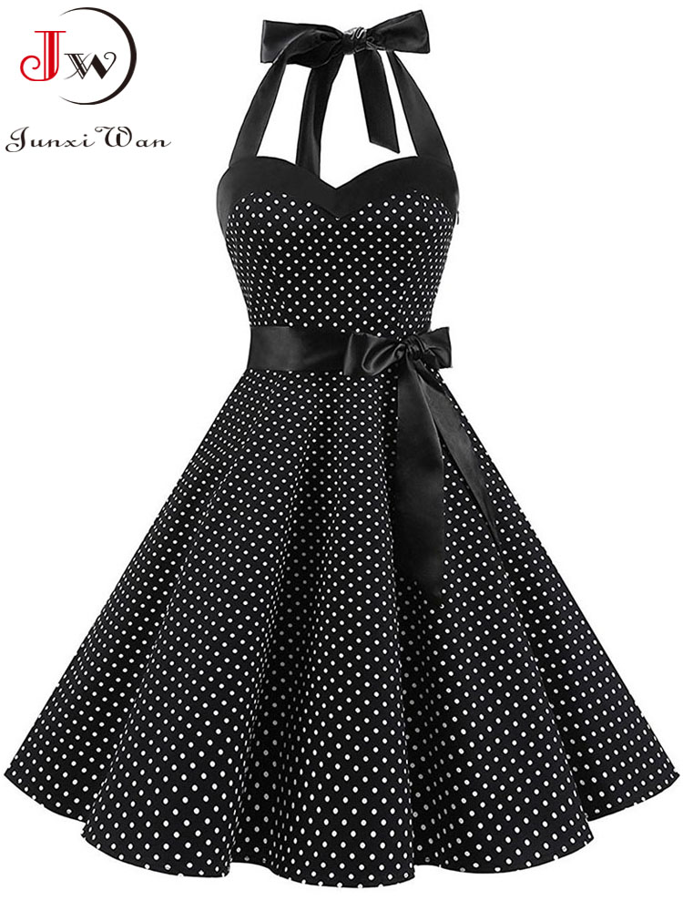 Women Summer Polka Dot Vintage - Women'S Fashion From The 60S recension och pris