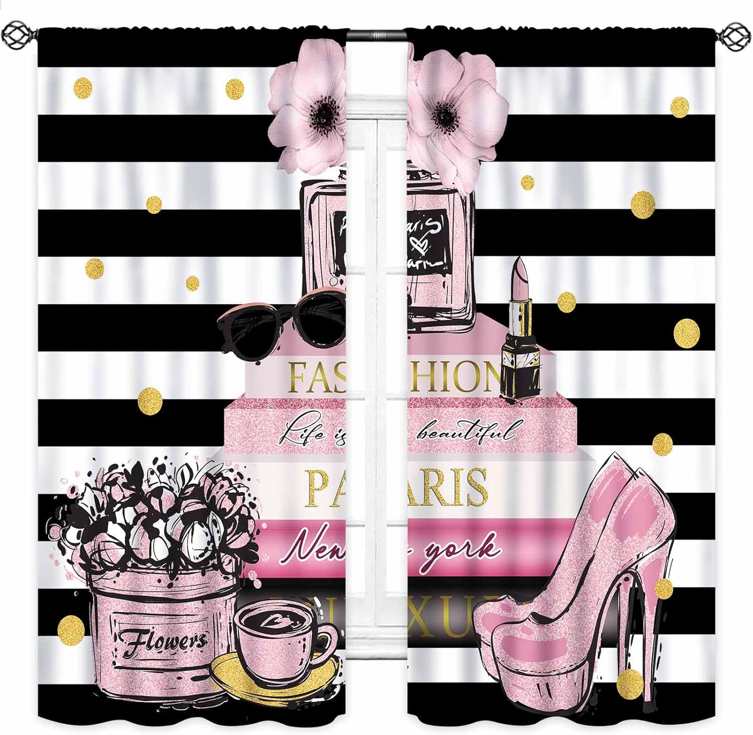 Pink Fashion Women Curtain for - Women'S Fashion Magazine recension och pris