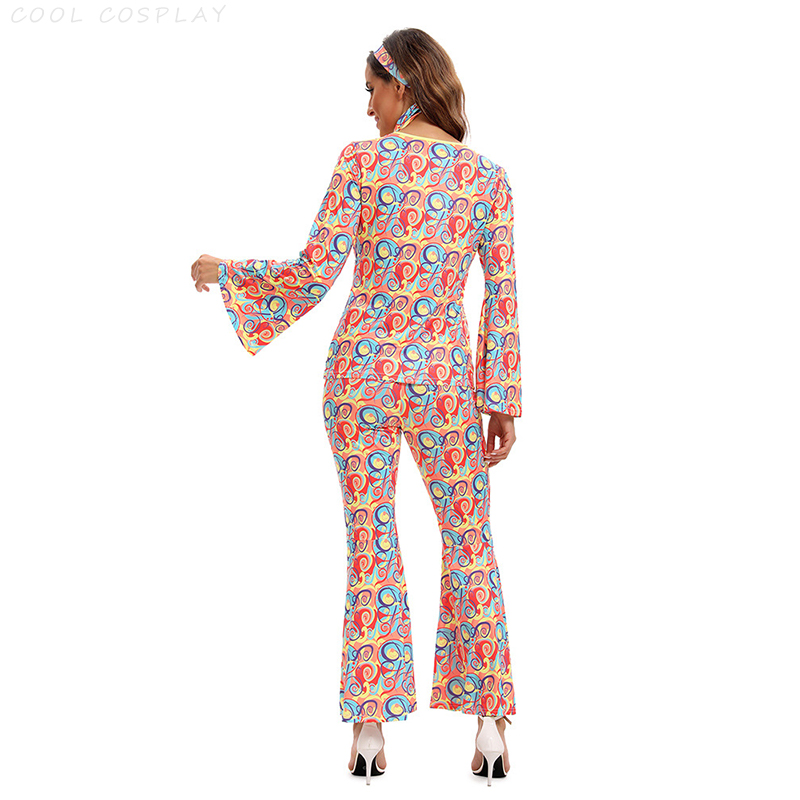 60s 70's Disco Costume for Wom - Women'S Fashion Of The 60S recension och pris