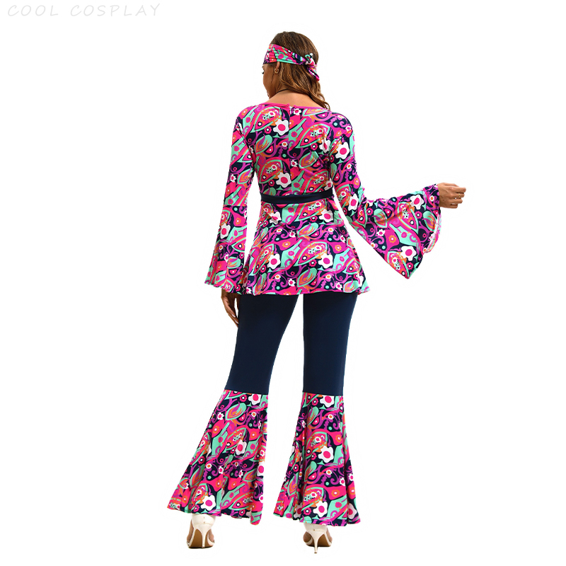 60s 70's Disco Costume for Wom - Women'S Fashion Of The 60S recension och pris