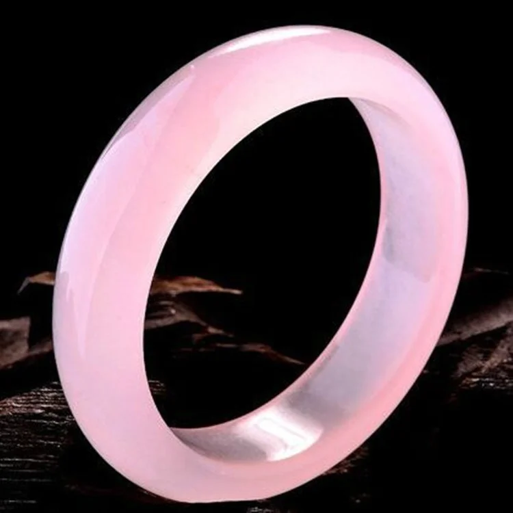 Genuine Natural Pink Jade Bang - Women'S Fashion Jewellery recension och pris