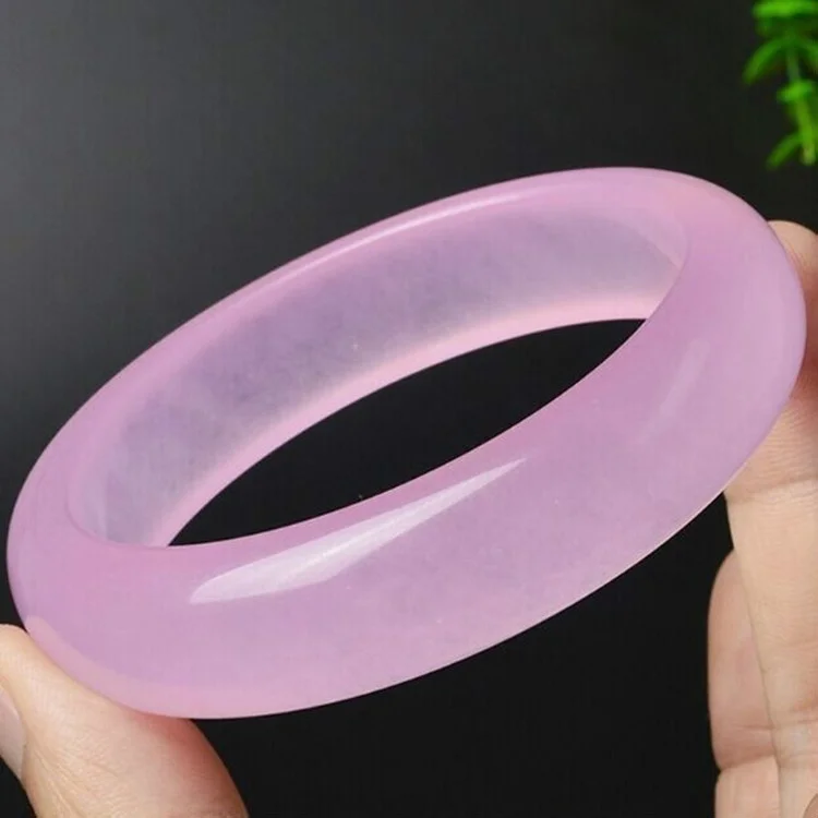 Genuine Natural Pink Jade Bang - Women'S Fashion Jewellery recension och pris