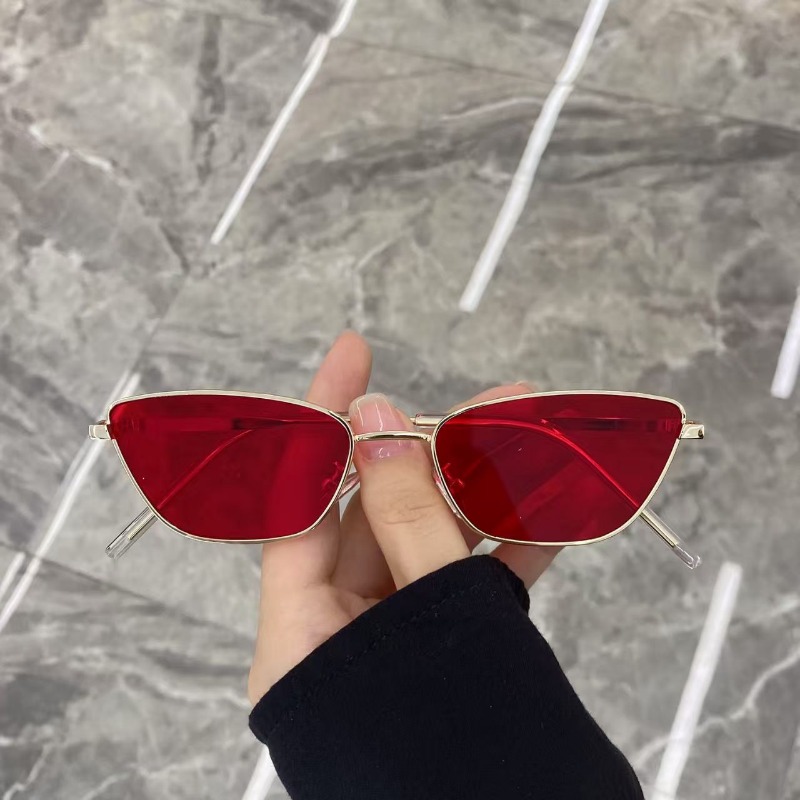 Fashionable Rhombus-Shaped Met - Women'S Fashion Eyewear recension och pris