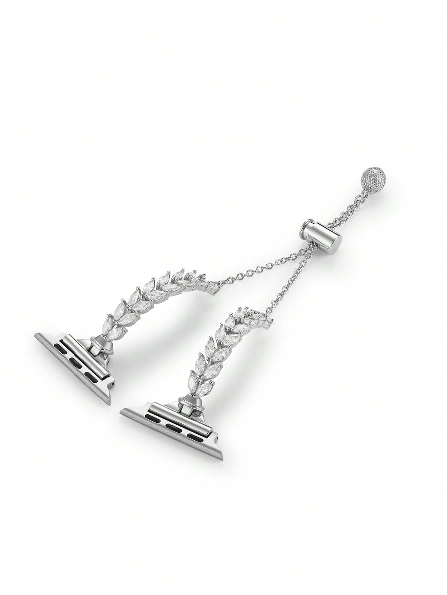 1pc Leaf Rhinestone Bracelet B - Women Fashion Over 40 recension och pris