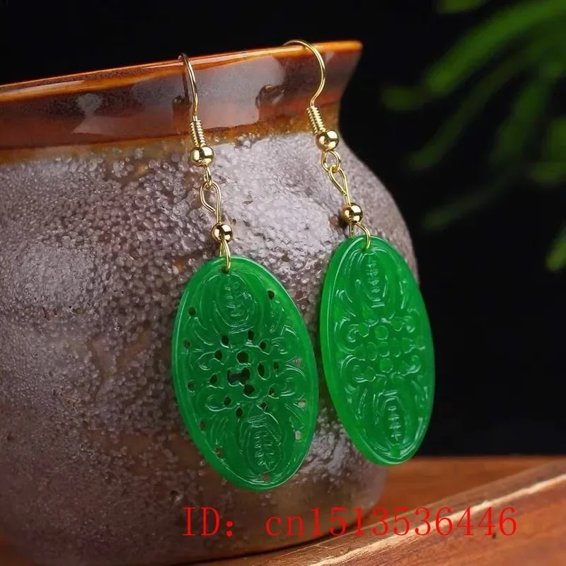 Original Natural Green Jade Em - Women'S Fashion Jewellery recension och pris