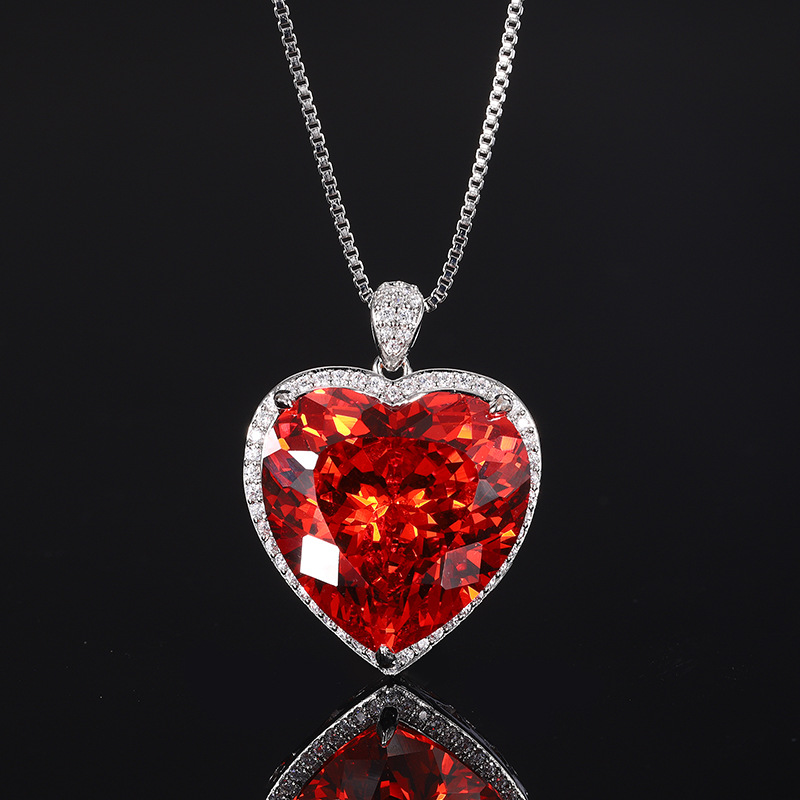Shiny Cut Heart Pendant Neckla - Women'S Fashion Jewellery recension och pris