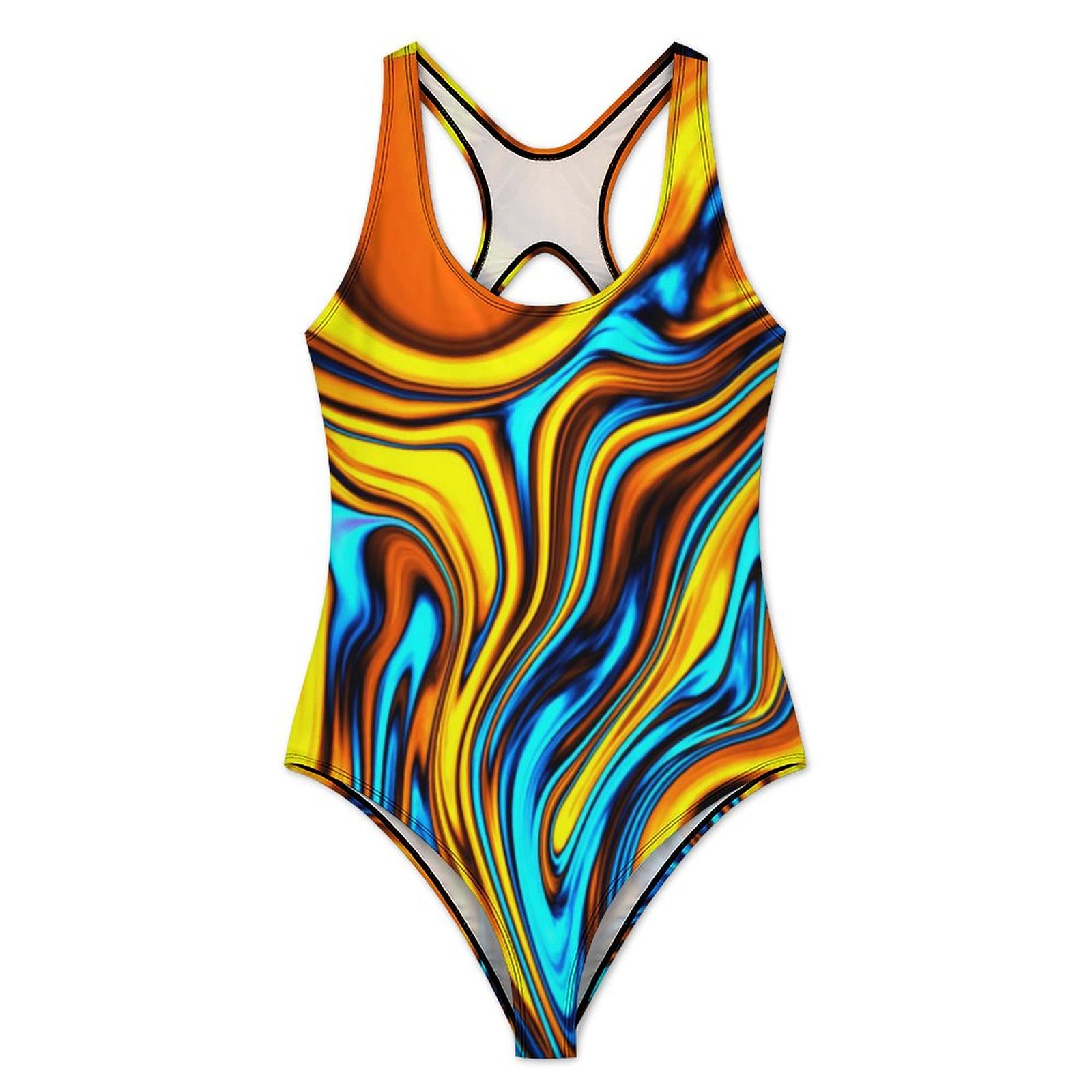 Golden Retro 60s Swimsuit Abst - Women'S Fashion Of The 60S recension och pris