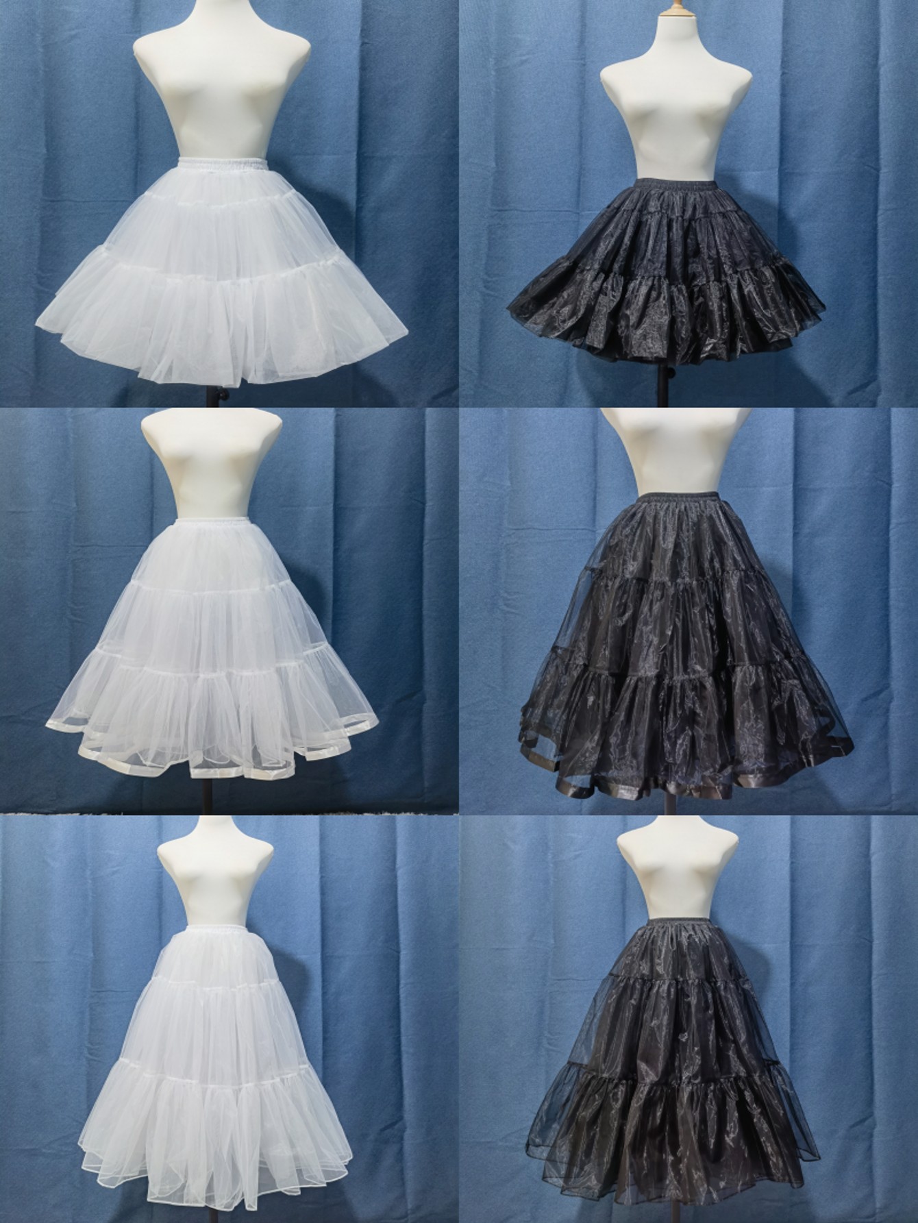 Long Puffy Skirts 40/60/80CM G - Women'S Fashion From The 60S recension och pris