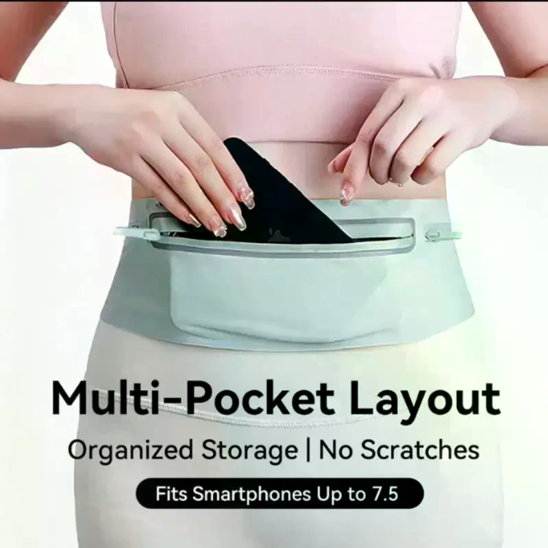 Seamless Sports Waist Bag High - Women'S Fashion Utility Belt recension och pris