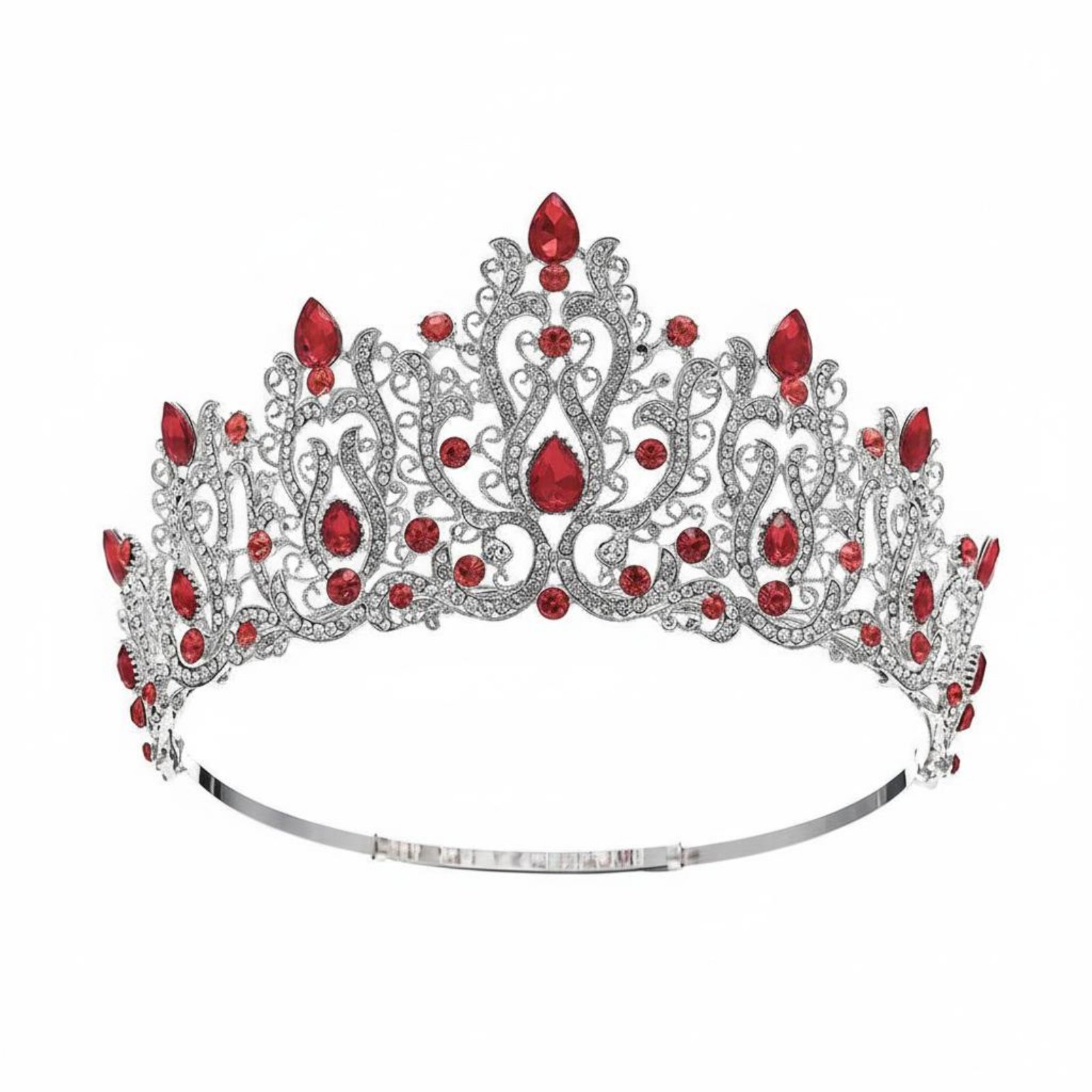 Crystal Pageant Crown Encruste - Women Queen Fashion recension och pris